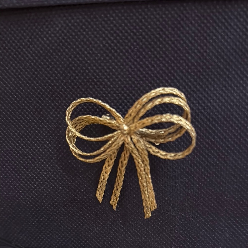 Vintage Gold Bow Brooch Trending - Picture 3 of 8